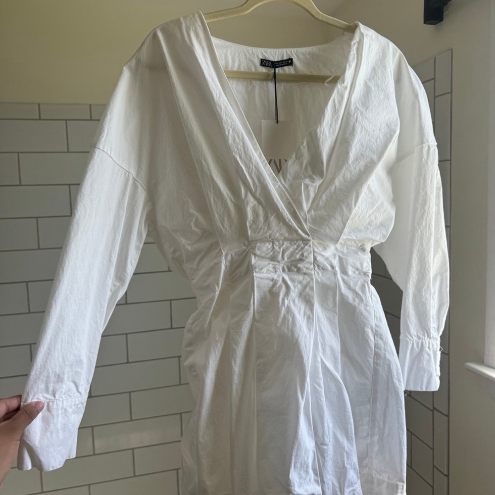 Zara white dress